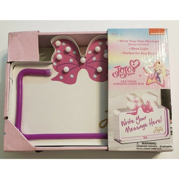 JoJo Siwa Color-In Marquee Table Light Pink - Picture 2 of 3